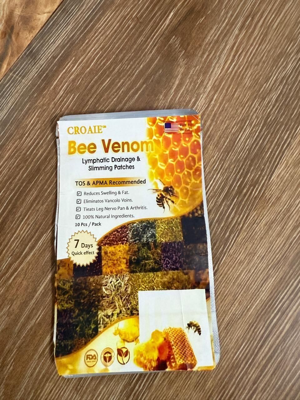 Bee Venom Lymphatic Detox Foot Patches (Set of 10) 🌿👣